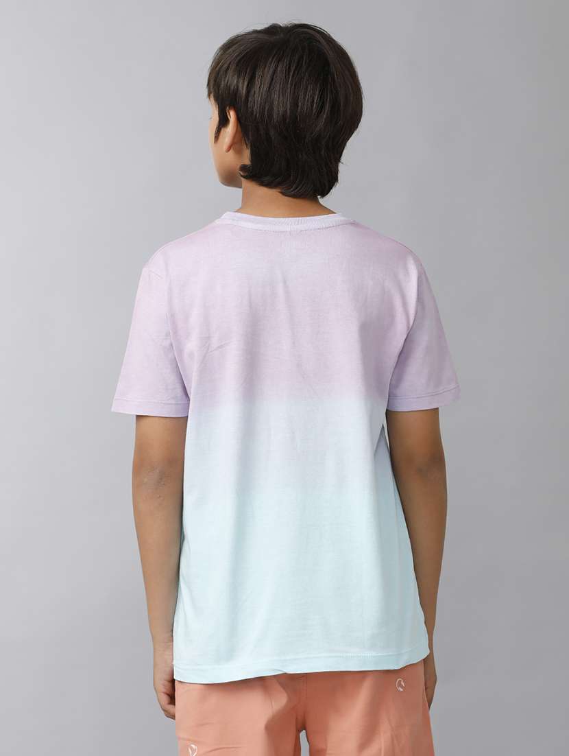 boys ombre print short sleeve regular fit t-shirt - 22070942 -  Standard Image - 2