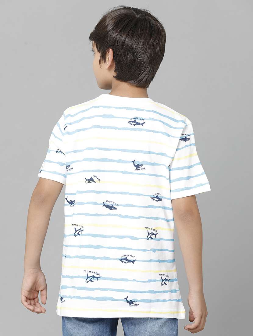 boys printed short sleeve regular fit t-shirt - 22070951 -  Standard Image - 2
