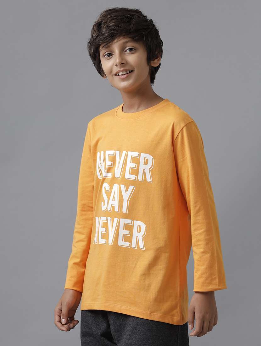 boys printed long sleeve regular fit t-shirt - 22070978 -  Standard Image - 2
