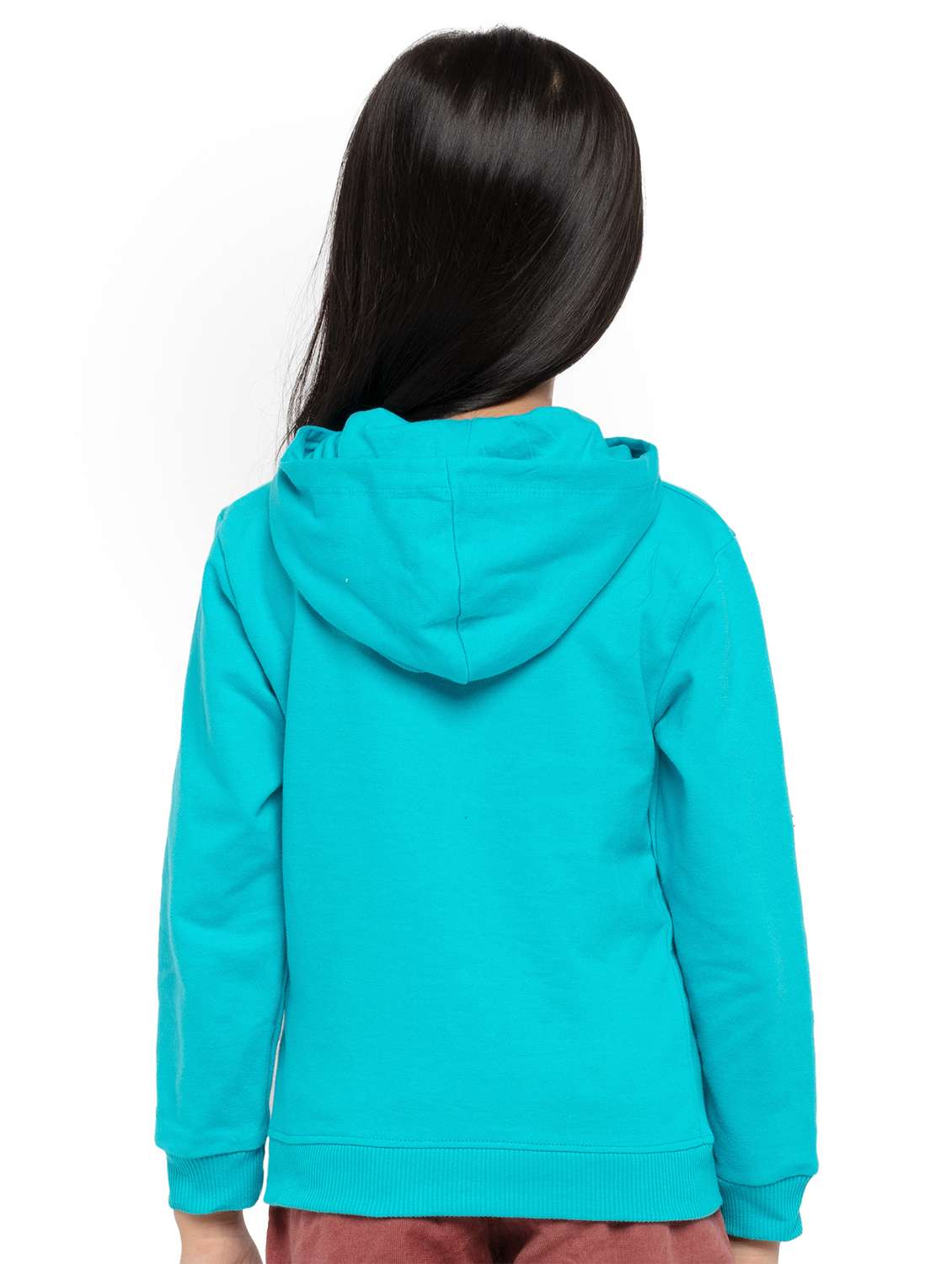 girls printed long sleeve hooded sweatshirt - 22071364 -  Standard Image - 2