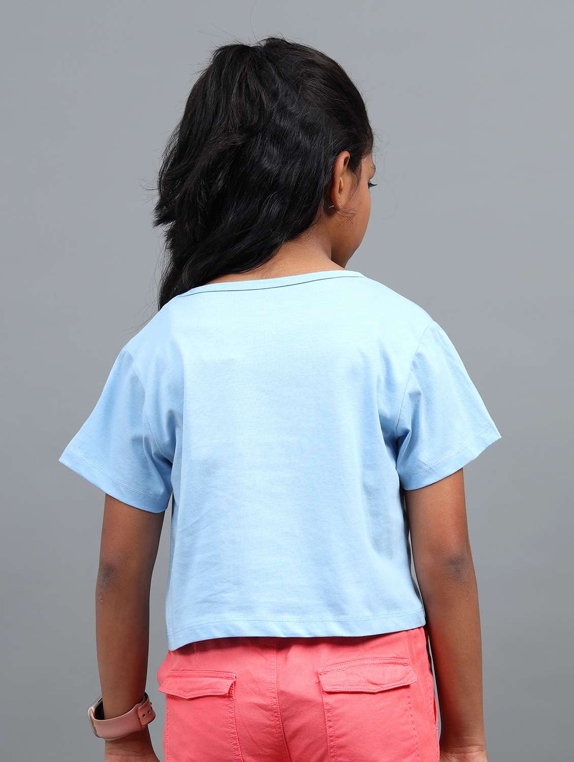 girls printed short sleeve regular fit tee - 22071384 -  Standard Image - 2