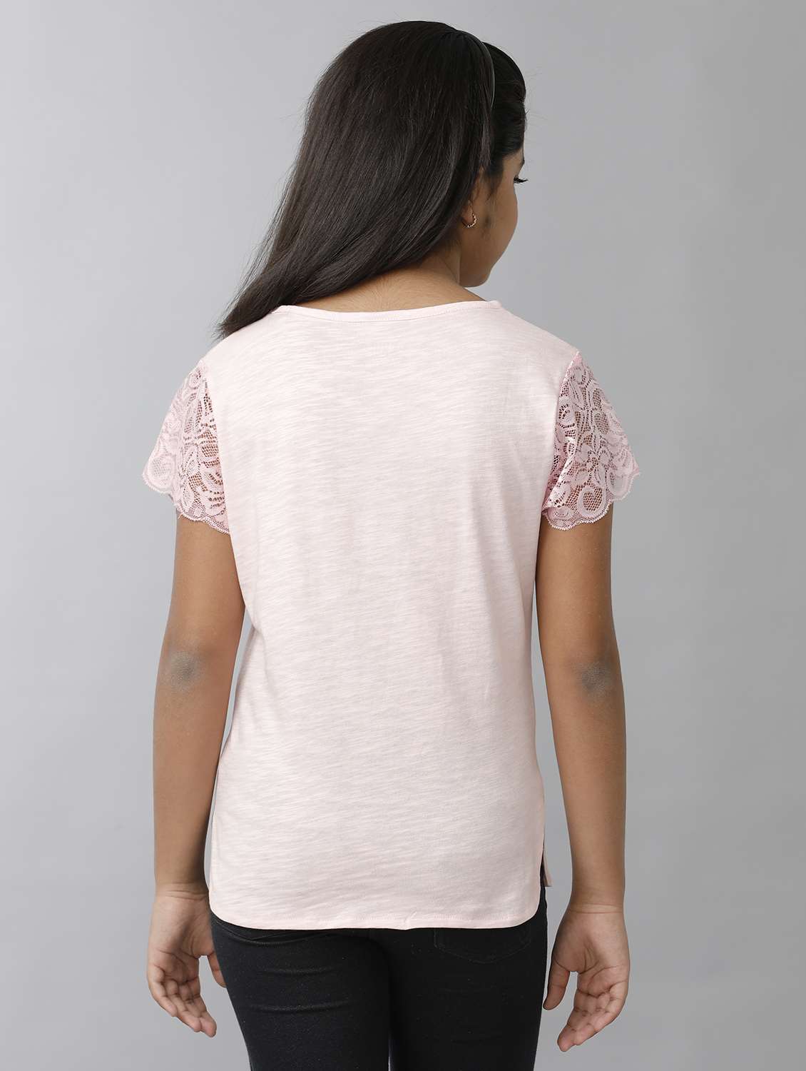 girls printed short sleeve regular fit tee - 22071397 -  Standard Image - 2