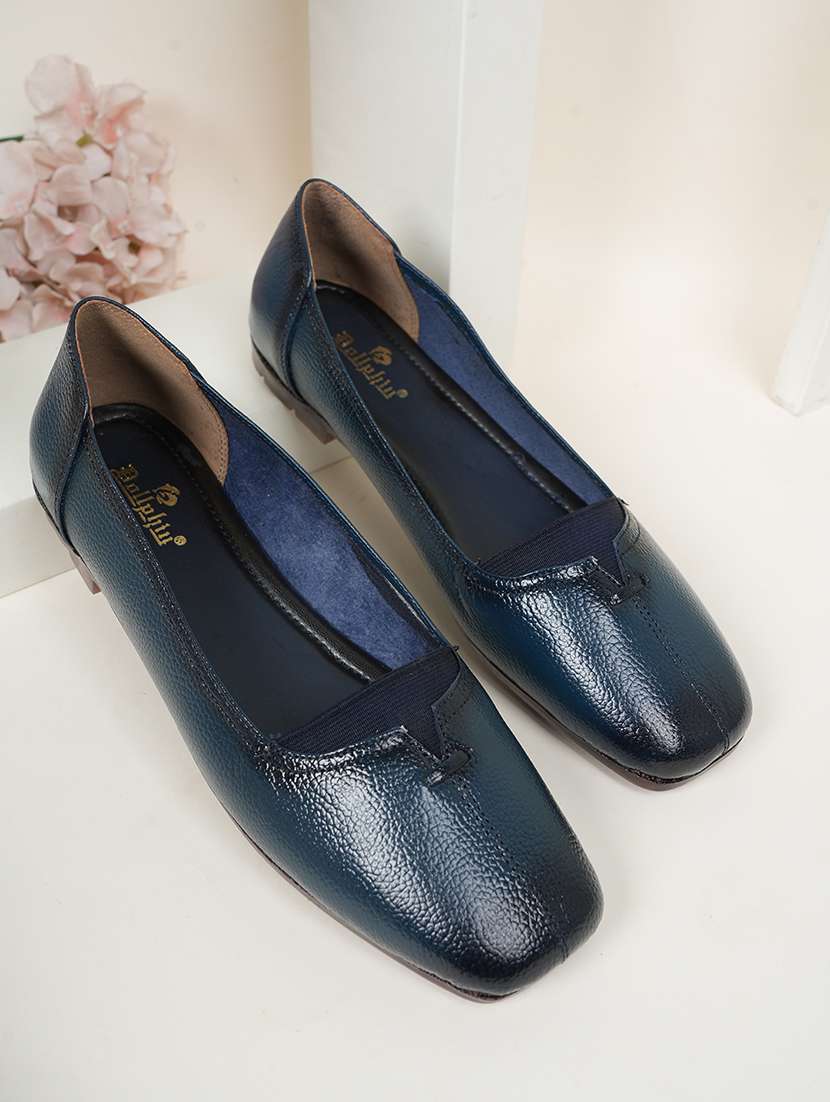 women blue slip on ballerina - 22072120 - Zoom Image - 0
