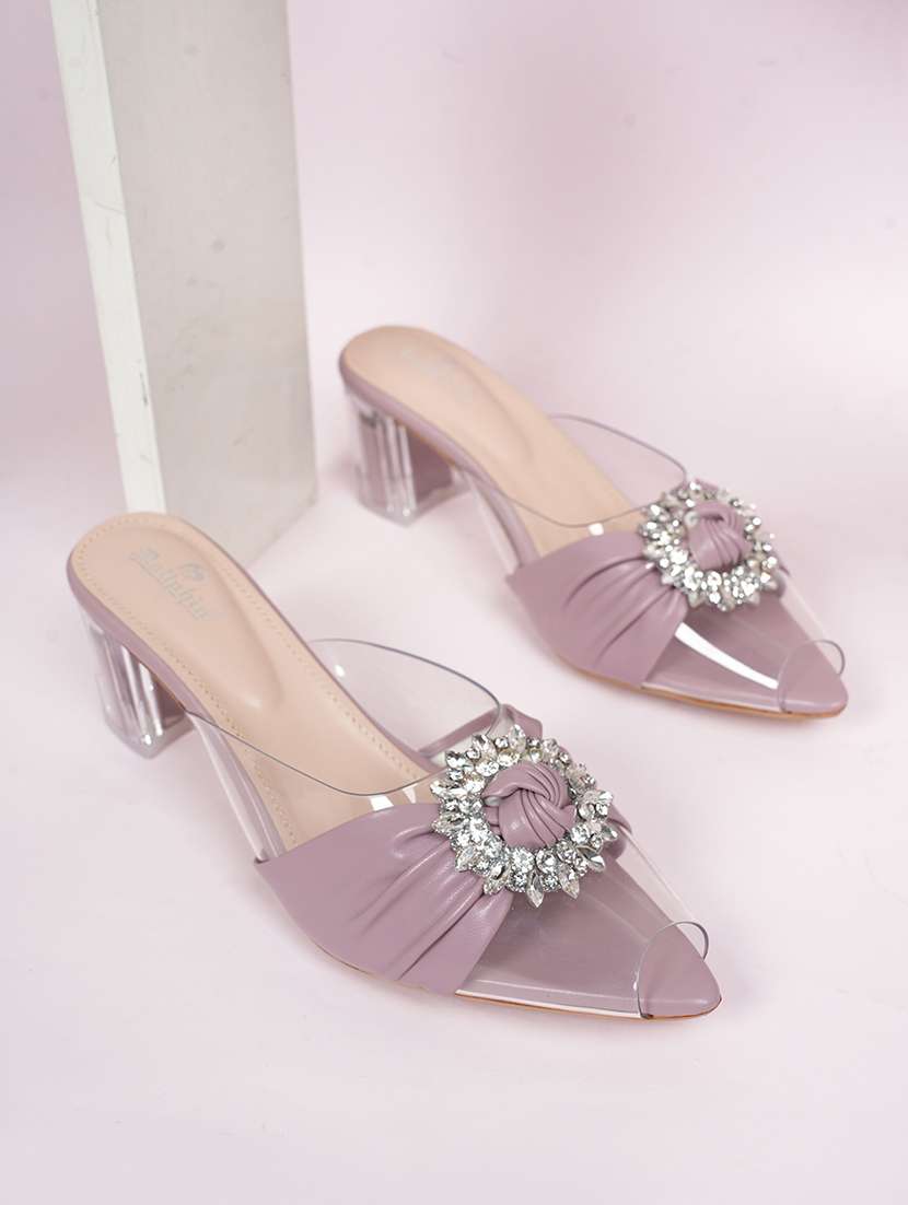 women mauve slip on sandal - 22072131 - Zoom Image - 0