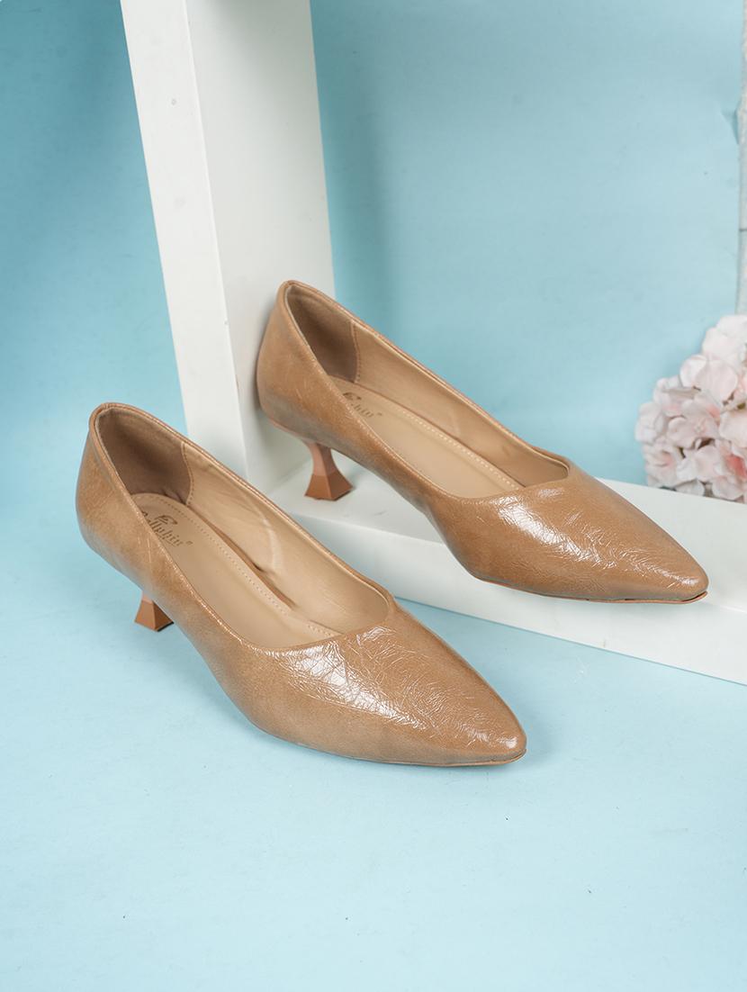 women beige slip on pump - 22072140 - Zoom Image - 0