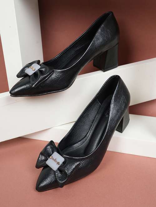 women black slip on pump - 22072142 -  Standard Image - 0