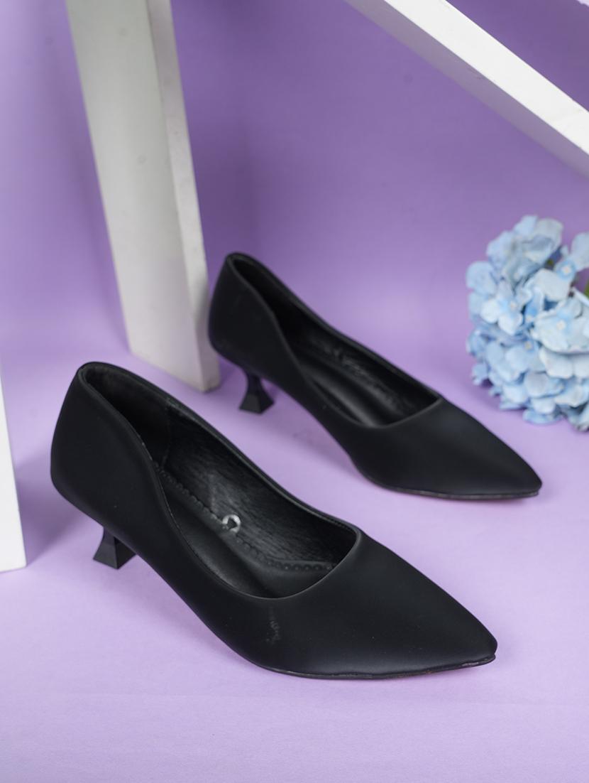 women black slip on pump - 22072149 - Zoom Image - 0