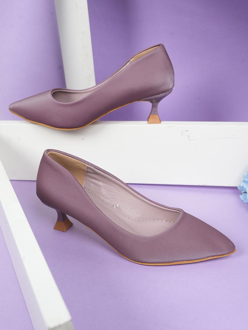 women purple slip on pump - 22072151 - Zoom Image - 0