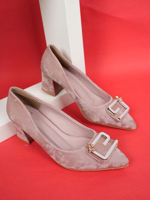 women purple slip on pump - 22072154 - Standard Image - 0