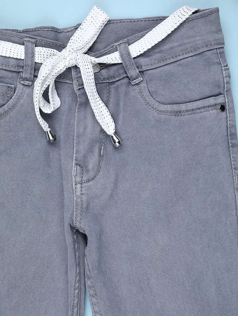 girls plain mid rise slim fit jeans - 22072266 -  Standard Image - 2