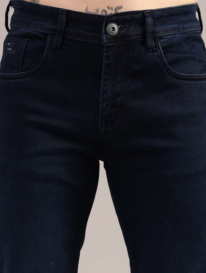 men solid mid rise straight fit jean - 22072504 -  Standard Image - 2