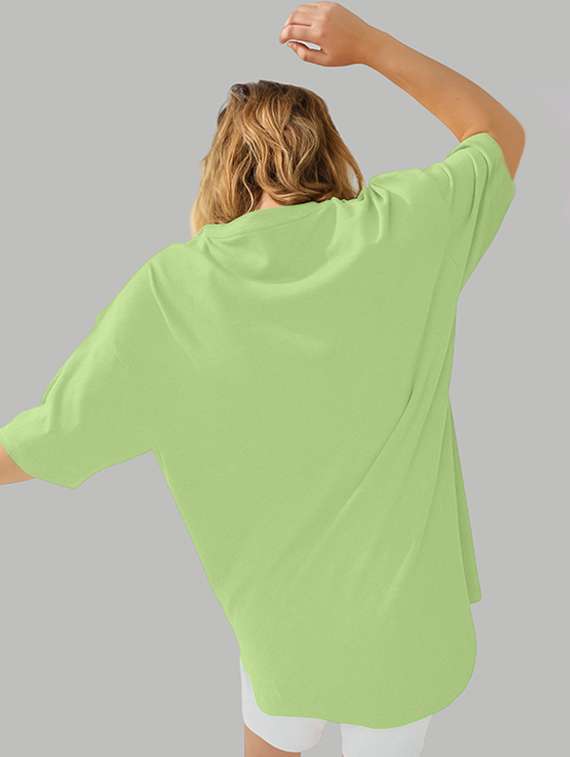 women printed short sleeves oversized t-shirt - 22072762 - Standard Image - 2
