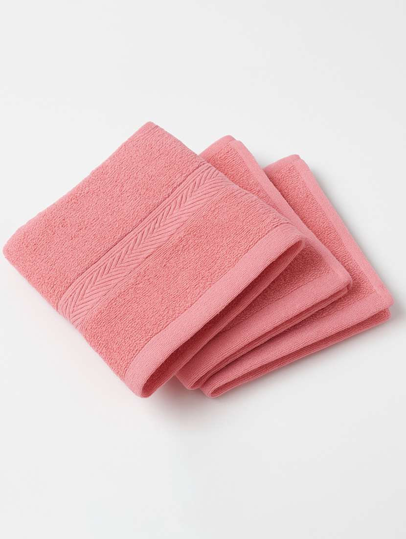 dollar 100% cotton soft, high absorben & comfortable face towel 30 x 30 cm face towel (pack of 3) - 22073901 -  Standard Image - 2
