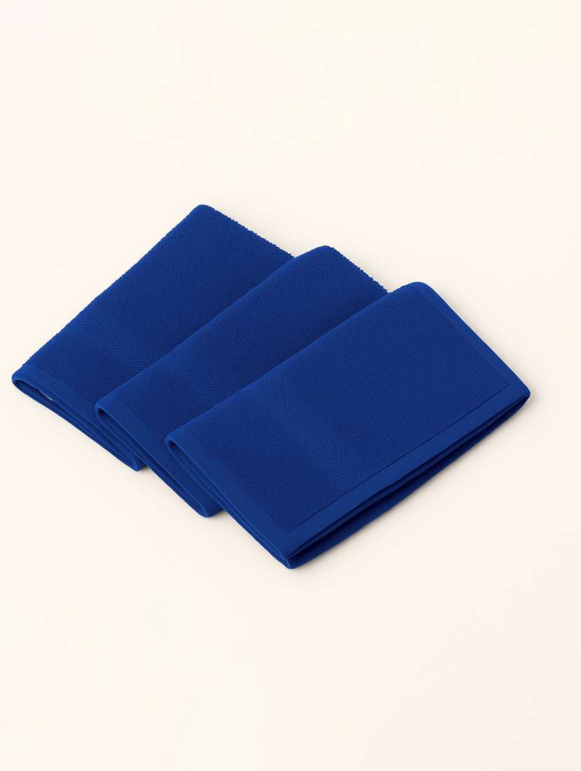 dollar 100% cotton soft, high absorben & comfortable face towel 30 x 30 cm face towel (pack of 3) - 22073904 -  Standard Image - 2