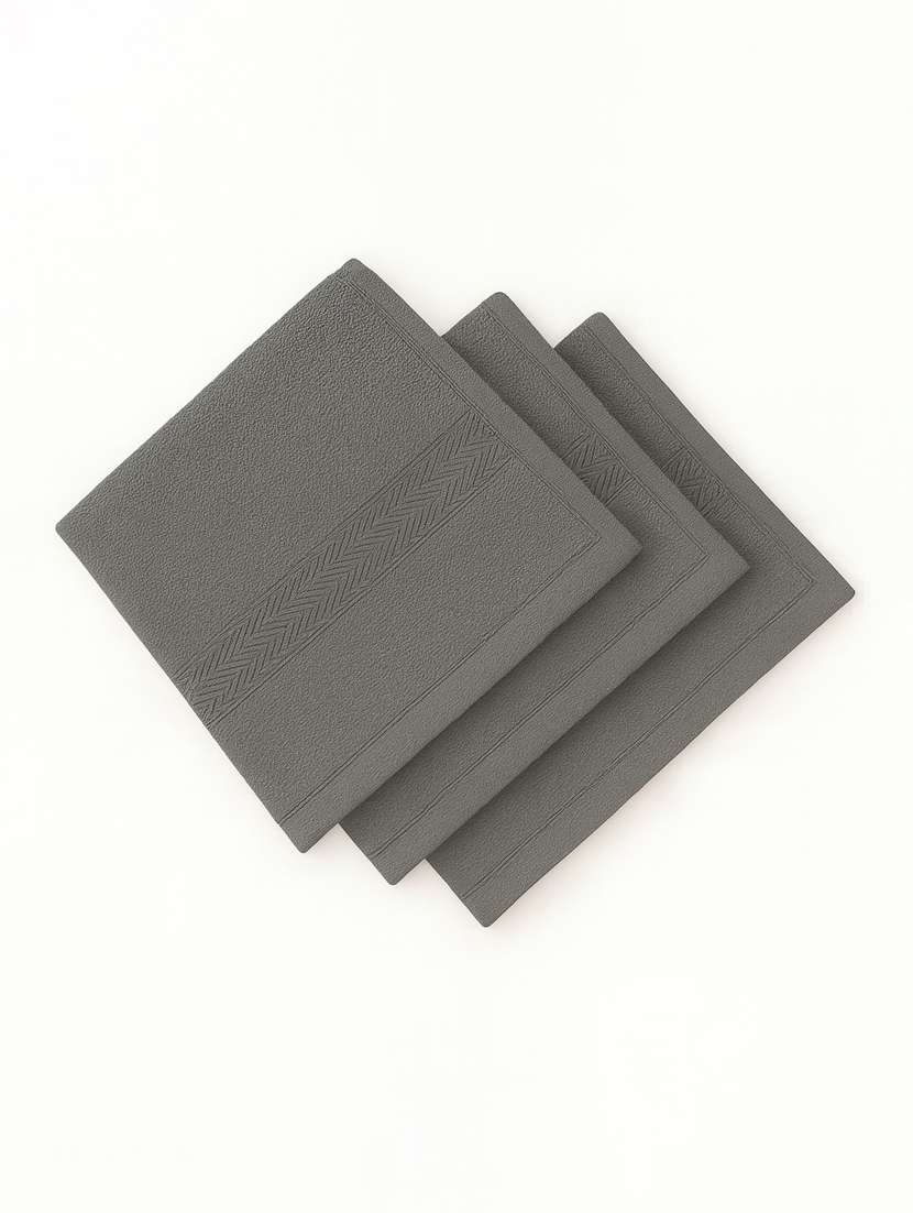 dollar 100% cotton soft, high absorben & comfortable face towel 30 x 30 cm face towel (pack of 3) - 22073907 -  Standard Image - 2