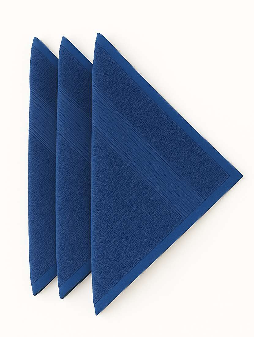 dollar 100% cotton soft, high absorben & comfortable face towel 30 x 30 cm face towel (pack of 3) - 22073912 -  Standard Image - 2