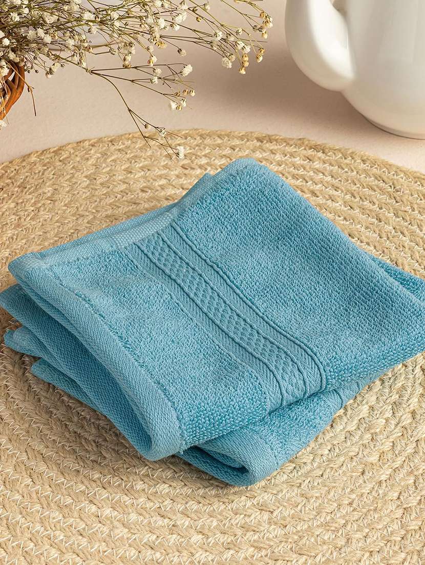 dollar 100% cotton soft, high absorben & comfortable face towel 30 x 30 cm face towel (pack of 6) - 22073918 -  Standard Image - 2