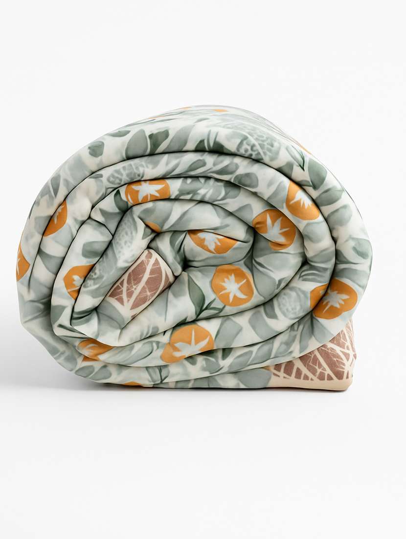 printed polyester double bed ac comforter - 22073925 - Standard Image - 2