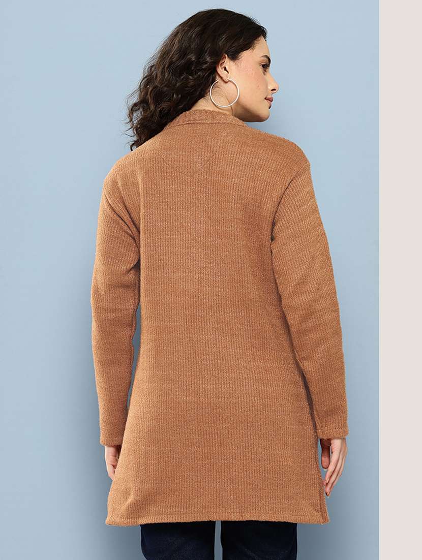 women self desiged long sleeve cardigan - 22074083 -  Standard Image - 2