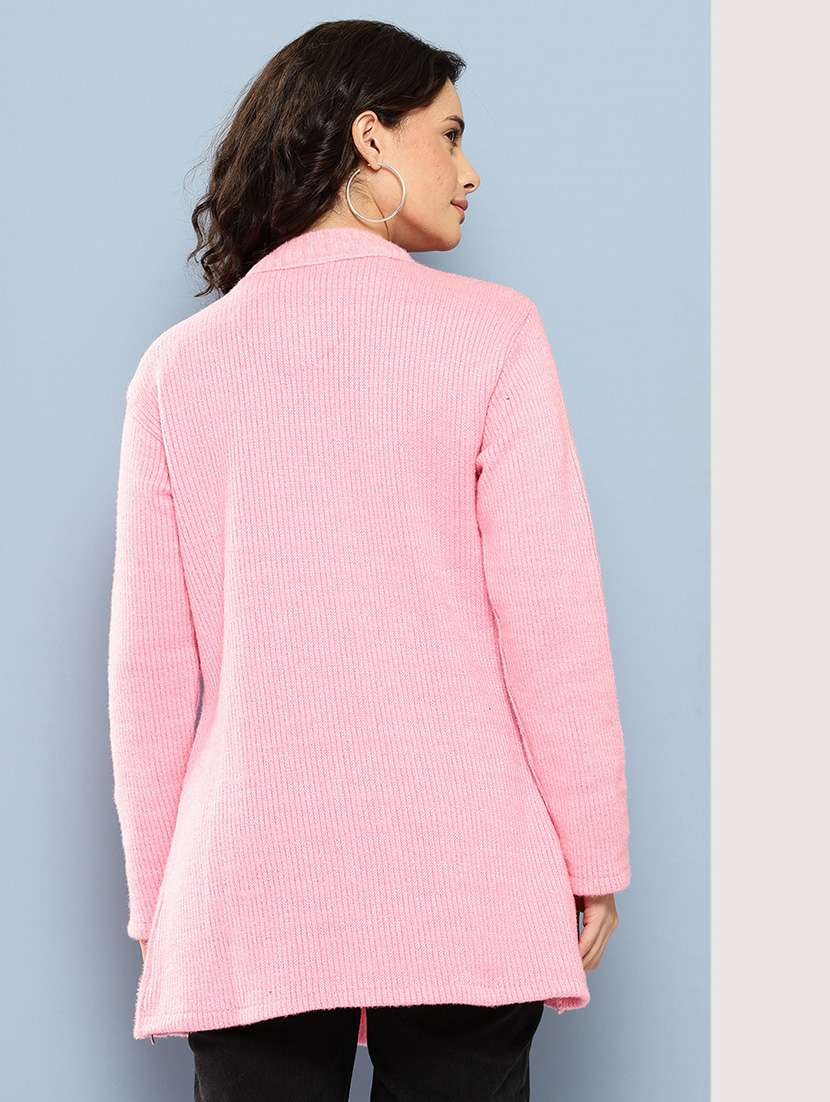 women self desiged long sleeve cardigan - 22074084 - Standard Image - 2
