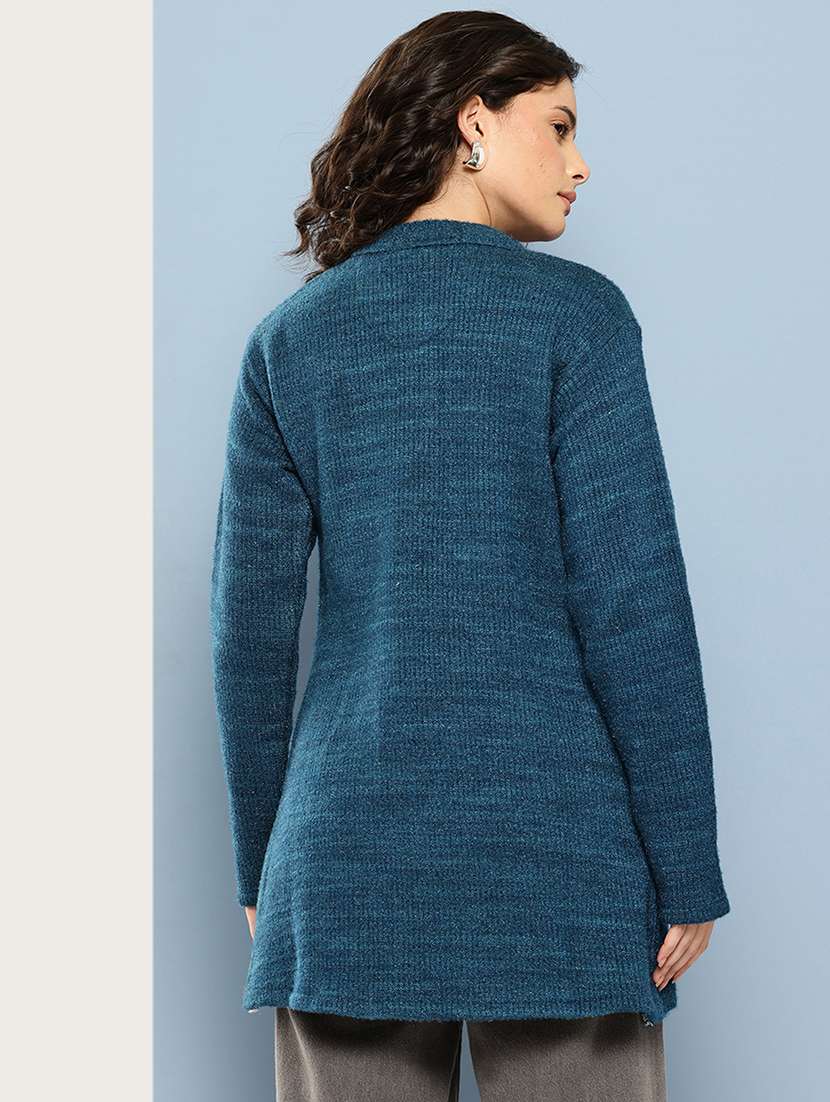 women self desiged long sleeve cardigan - 22074085 -  Standard Image - 2