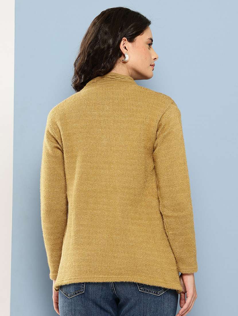 women self desiged long sleeve cardigan - 22074088 -  Standard Image - 2