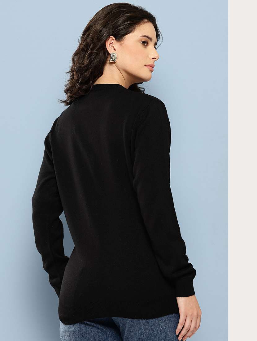 women self desiged long sleeve cardigan - 22074091 -  Standard Image - 2