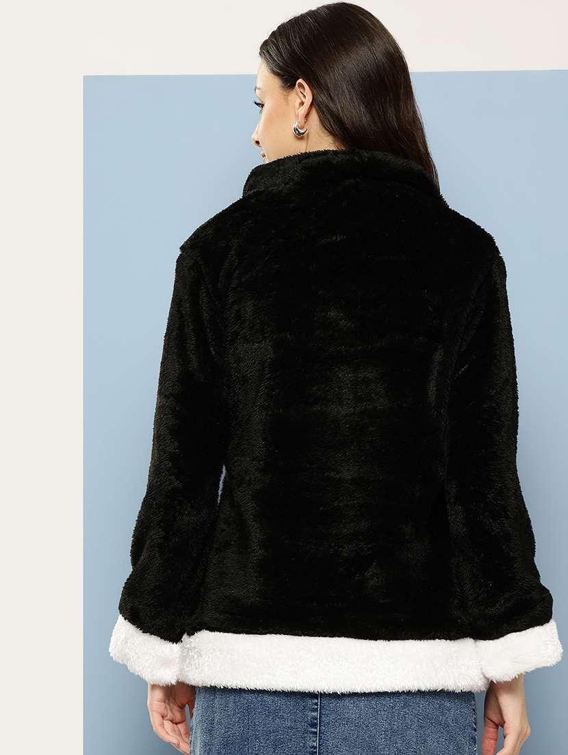 women color blocked long sleeve sweatshirt - 22074094 -  Standard Image - 2