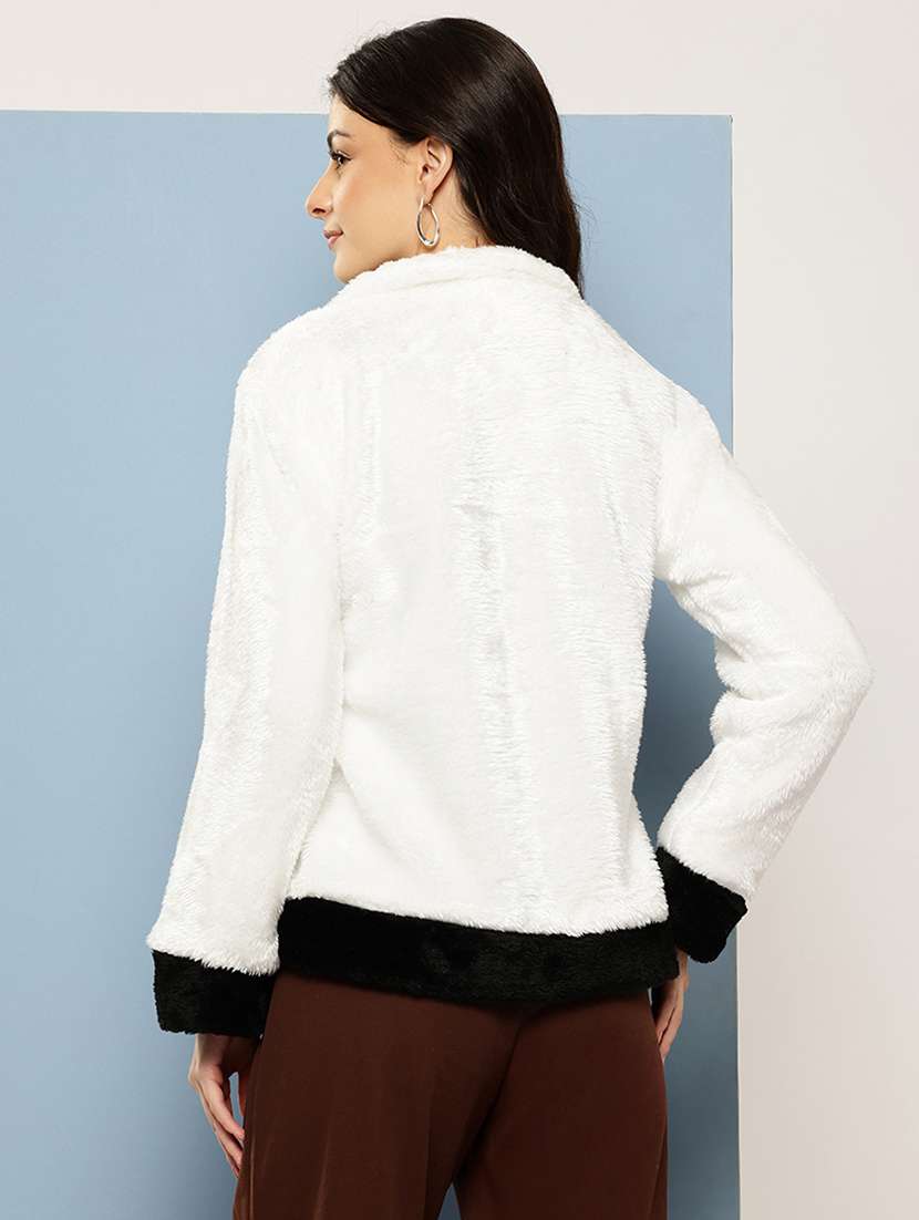 women solid long sleeve sweatshirt - 22074097 -  Standard Image - 2