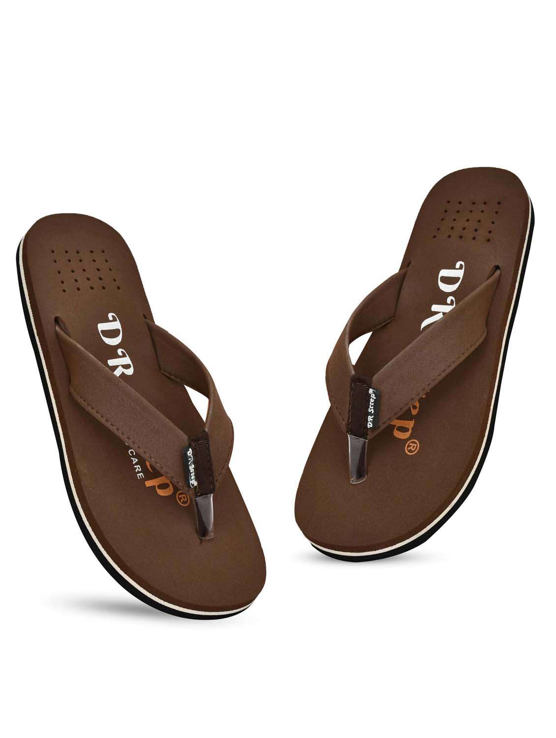 men brown slip on flip flop - 22074104 - Standard Image - 2