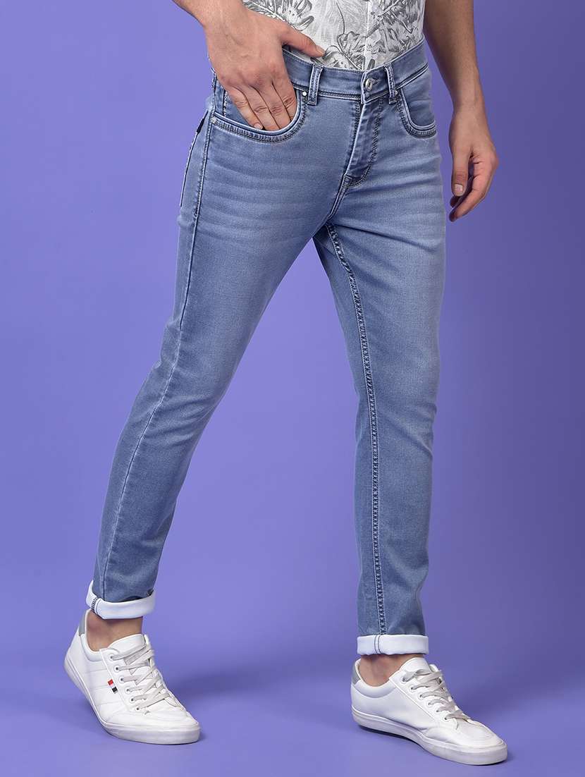 men washed mid rise full length jeans - 22074525 -  Standard Image - 2