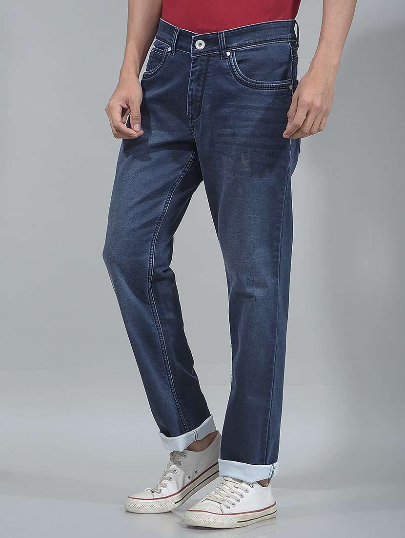 men washed mid rise full length jeans - 22074525 -  Standard Image - 2