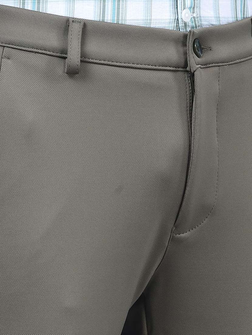 men solid mid rise flat front casual chinos  - 22074587 -  Standard Image - 2