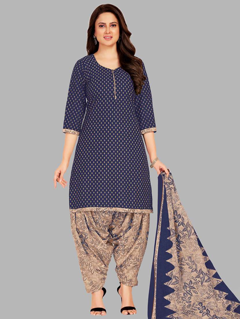 women printed unstitched salwar suit set - 22074707 - Zoom Image - 0