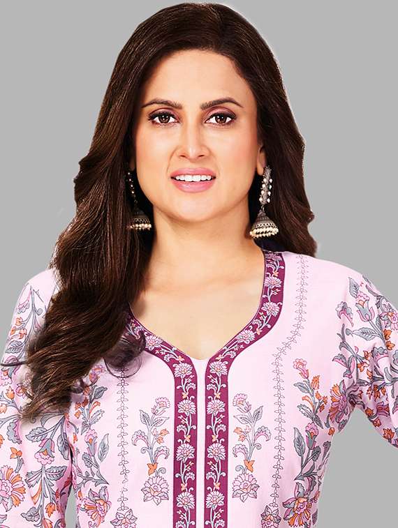 women floral printed unstitched salwar suit set - 22074724 -  Standard Image - 2