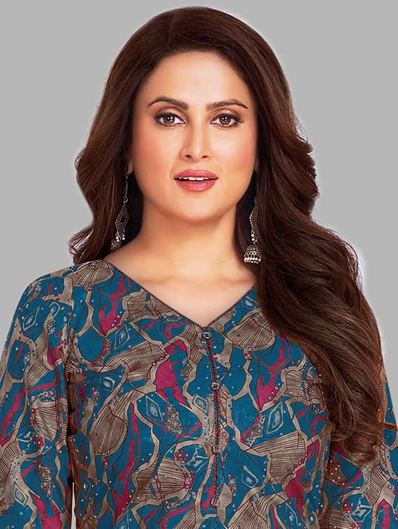 women printed unstitched salwar suit set - 22074725 -  Standard Image - 2