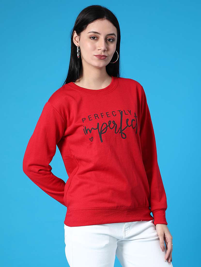 women printed long sleeve sweatshirt - 22074785 -  Standard Image - 2