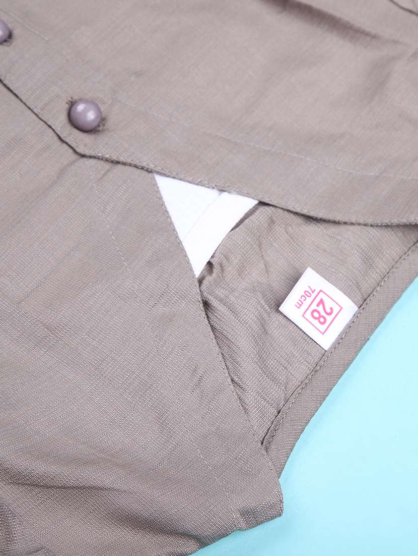 girls solid with work puff sleeve top - 22074878 -  Standard Image - 2