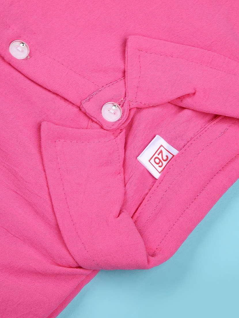 girls solid with work short sleeve top - 22074881 -  Standard Image - 2