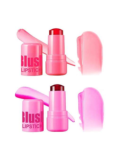 jelly blush lipstick stick for cheek and lip stains & tints(baby pink & pink)