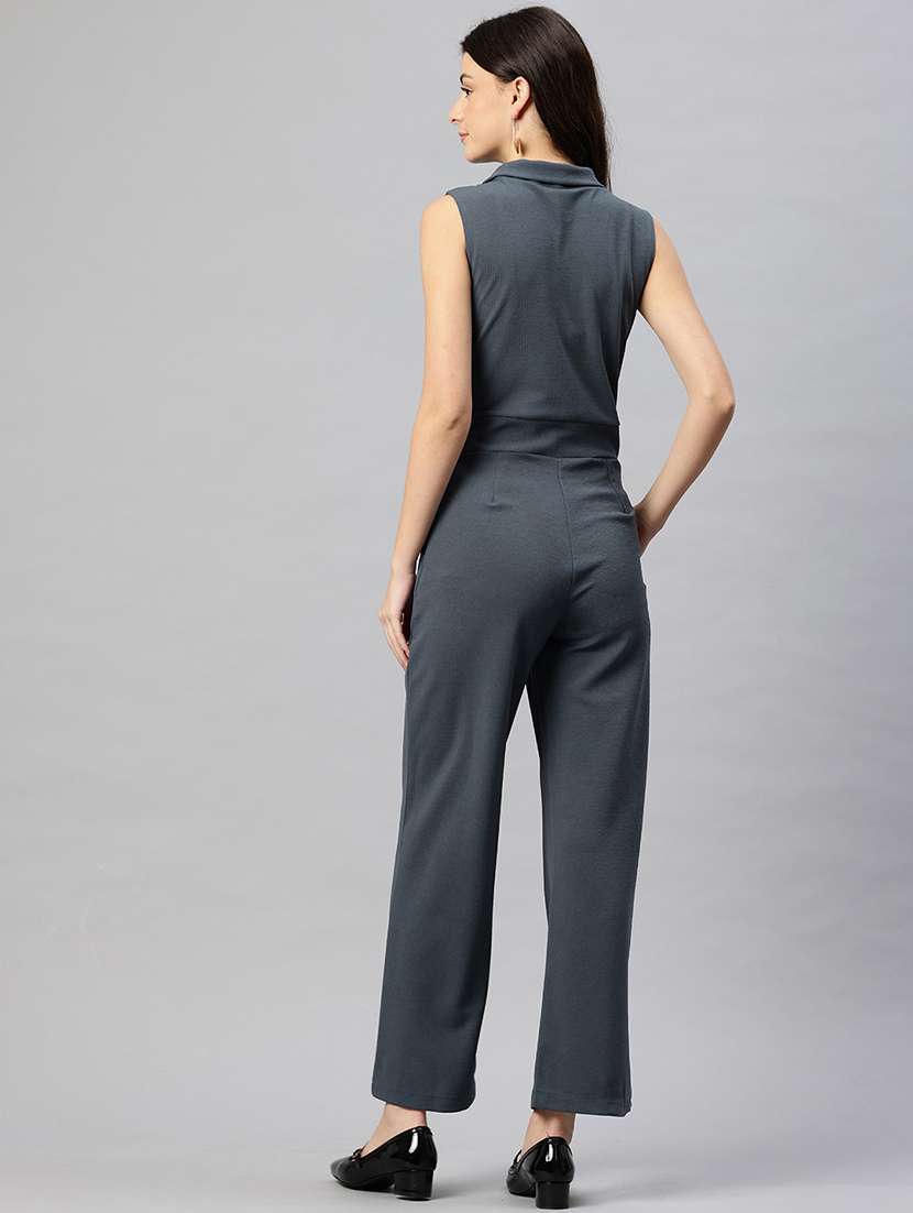 women solid sleeveless full length jumpsuit - 22075463 -  Standard Image - 2