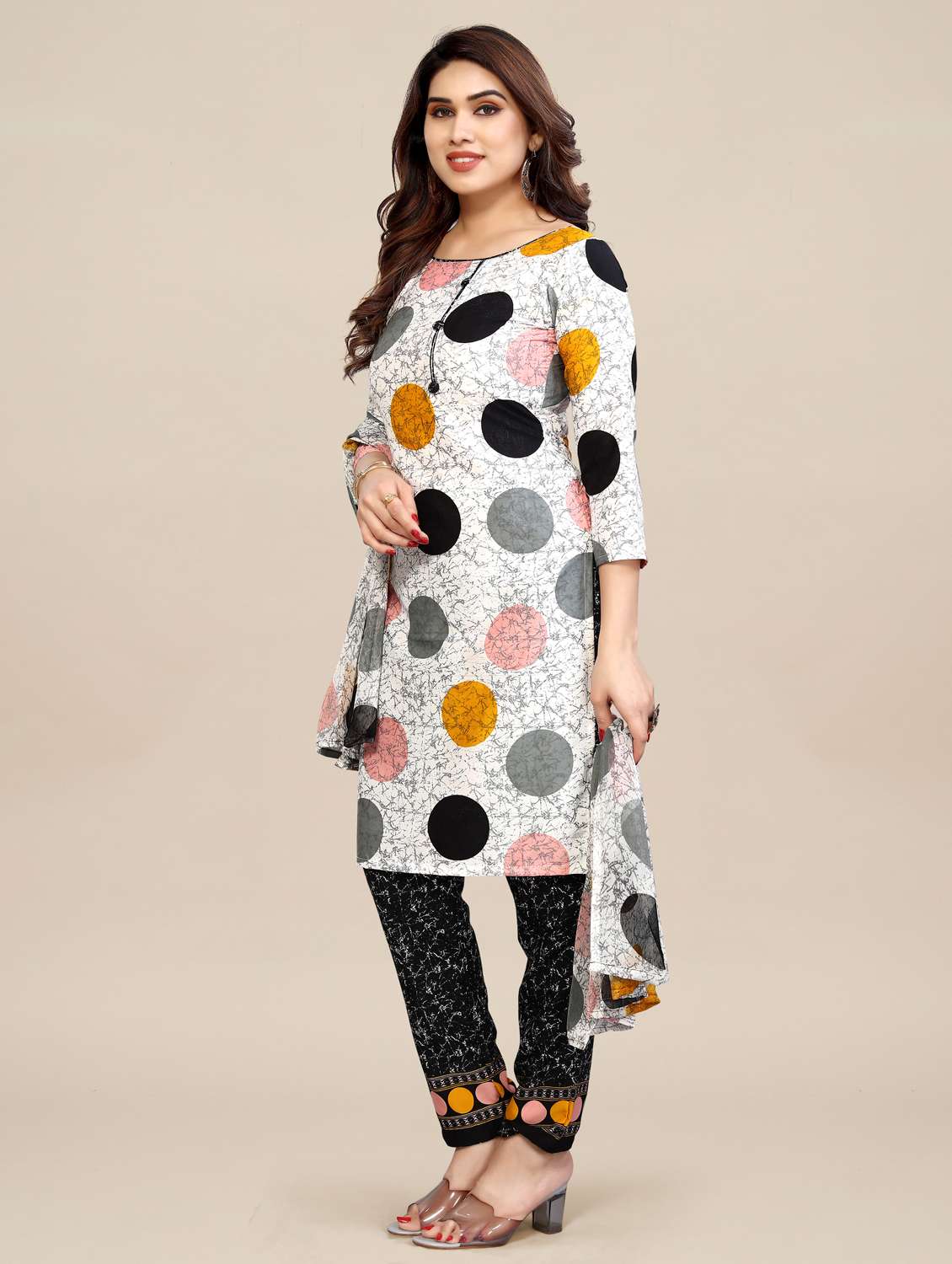 women printed unstitched suit set - 22075564 -  Standard Image - 2