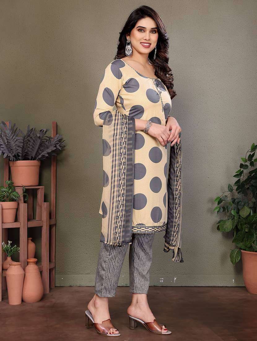 women printed unstitched suit set - 22075594 -  Standard Image - 2