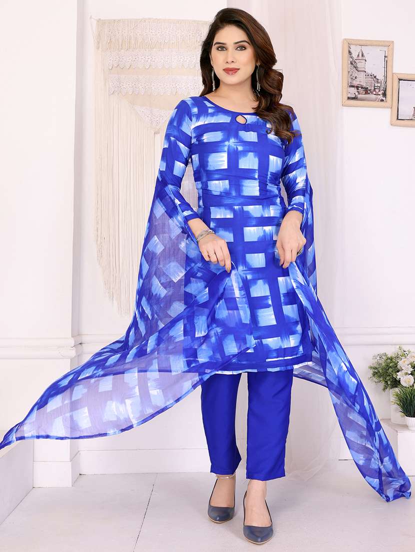 women printed unstitched suit set - 22075624 -  Standard Image - 2