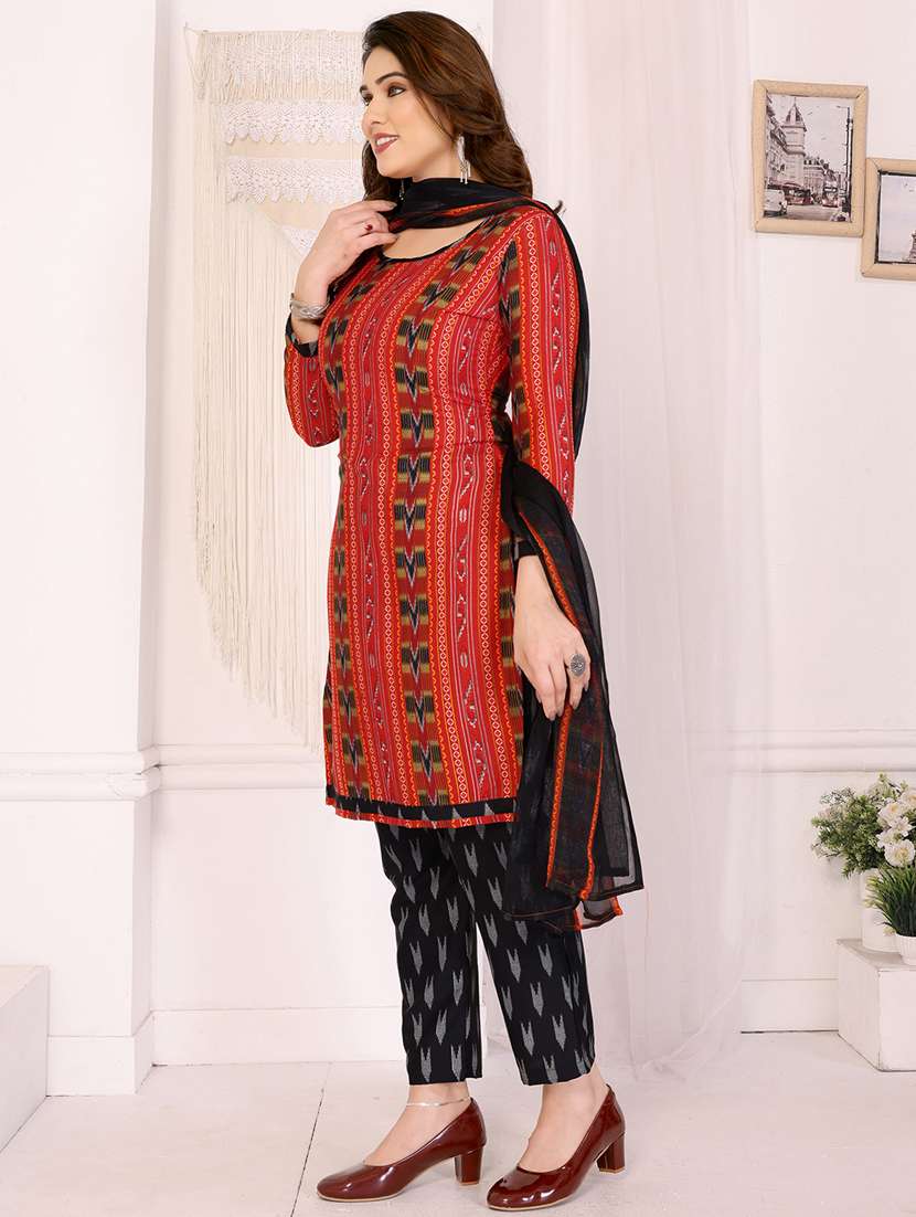 women printed unstitched suit set - 22075625 -  Standard Image - 2