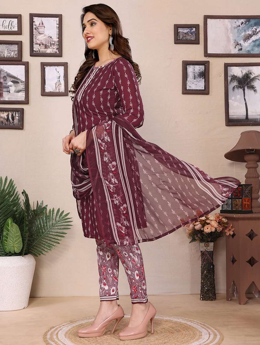 women printed unstitched suit set - 22075809 -  Standard Image - 2