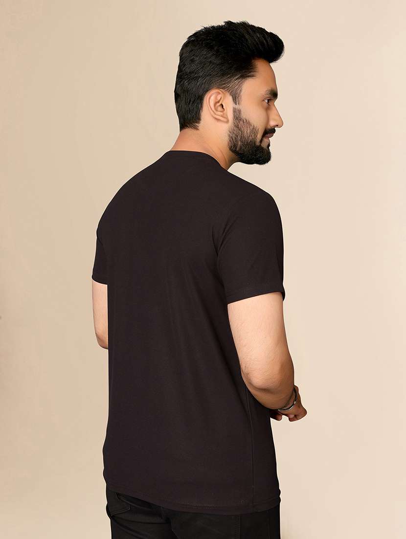 men solid short sleeve regular fit t-shirt - 22075834 -  Standard Image - 2