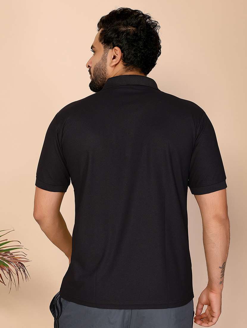 men solid short sleeve regular fit polo t-shirt - 22075839 -  Standard Image - 2