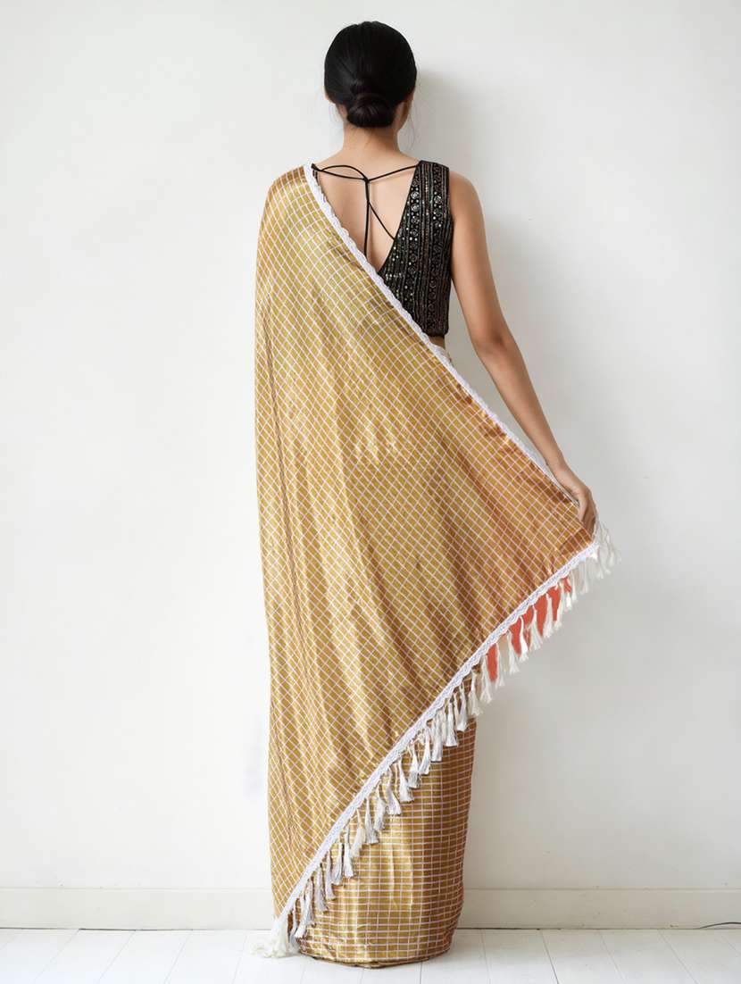 women printed casual wear saree with blouse - 22076104 -  Standard Image - 2