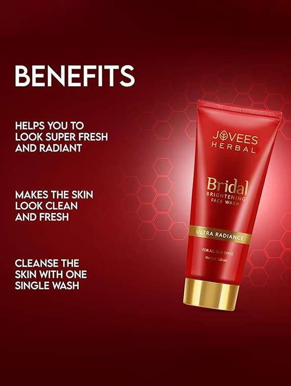 jovees-bridal brightening face wash-120 ml - 22076281 -  Standard Image - 2